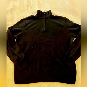 J.crew cashmere quarter zip sweater